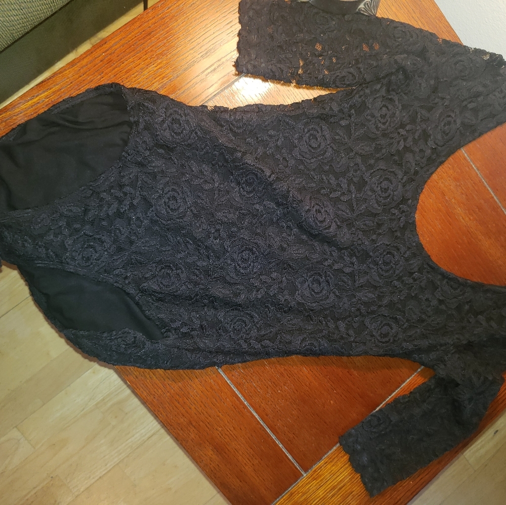 Foreign Exchange Lace bodysuit size L